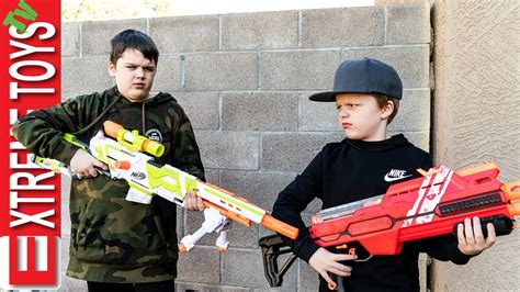 ethan and cole nerf war.